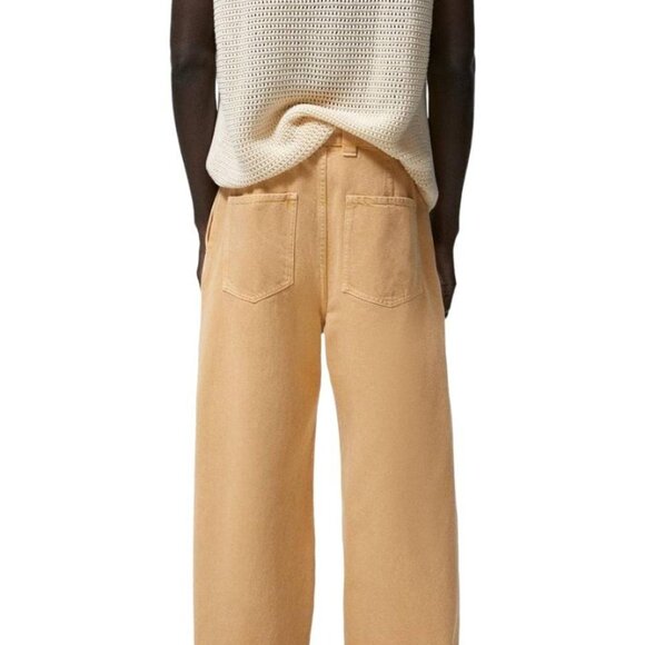 ZARA MEN'S YELLOW RELAXED FIT JEANS SIZE 31  2553/420/300 - Picture 5 of 5